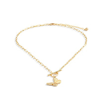 Load image into Gallery viewer, Butterfly Toggle Gold Necklace