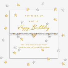 Load image into Gallery viewer, Sparkle Confetti Happy Birthday Bracelet