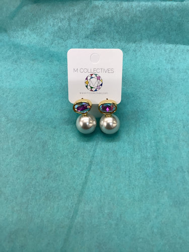 M Collectives Pearl Iridescent Stud