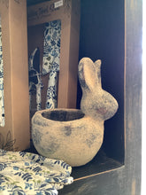Load image into Gallery viewer, Rustic Terracotta Rabbit Planter