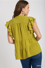 Load image into Gallery viewer, All is Well Ruffle Sleeve Top