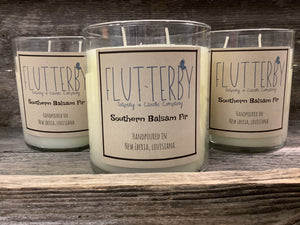 Flutterby Candle:  Classic Double Wick Jar