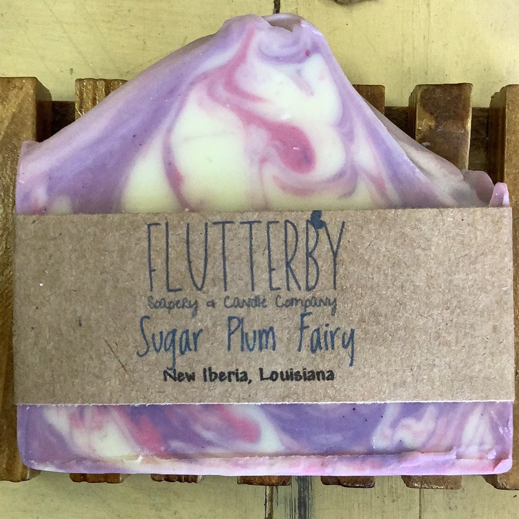 Flutterby Bar Soap:  Sugar Plum Fairy