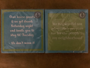Fun Cocktail Napkins