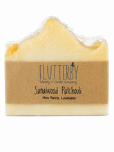 Load image into Gallery viewer, Flutterby Bar Soap- Sandalwood Patchouli