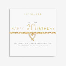 Load image into Gallery viewer, Happy 21st Birthday Bracelet