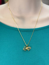 Load image into Gallery viewer, Golden Bow Necklace