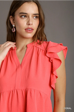 Load image into Gallery viewer, All is Well Ruffle Sleeve Top