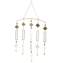 Load image into Gallery viewer, Bent Bar Art Glass Windchime