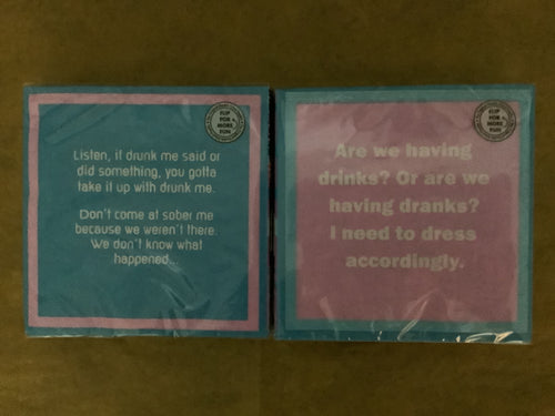 Fun Cocktail Napkins