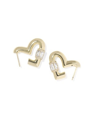 Kendra Scott Emery Heart Hoop Earrings
