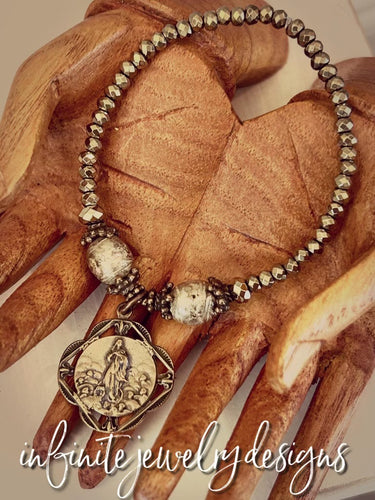 Infinite Jewelry Assumption of Mary Stretch Bracelet