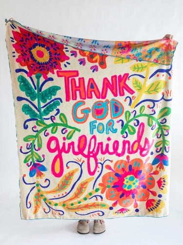 Double-Sided Cozy Throw Blanket