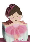 Load image into Gallery viewer, Ballerina Glitzy Gems Sticker Earrings