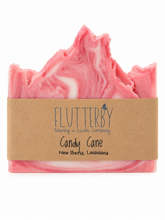 Load image into Gallery viewer, Flutterby Bar Soap- Candy Cane