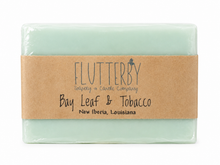 Load image into Gallery viewer, Flutterby Bar Soap- Bay Leaf &amp; Tabacco