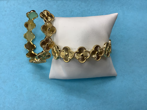 M Collectives Quatrefoil Cuff Bracelet