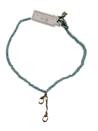 Lucy Gemstone Beaded Multi Charm Necklace Base