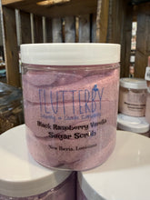 Load image into Gallery viewer, Flutterby Black Raspberry Vanilla Sugar Scrub