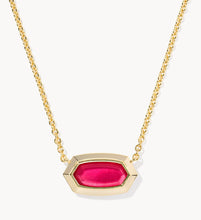 Load image into Gallery viewer, Kendra Scott Elisa Bezel Short Pendant Necklace