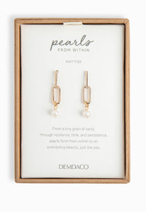 Pearls From Within Earring