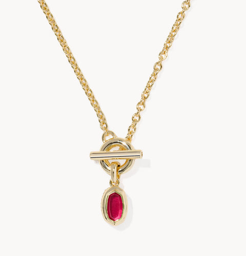 Kendra Scott Mini Elisa Toggle Short Pendant necklace