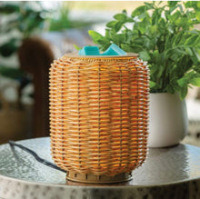 Load image into Gallery viewer, Candle Warmers Wicker Lantern Fragrance Warmer