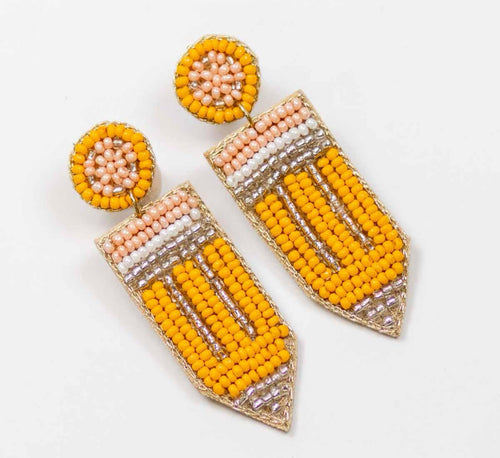 Royal Standard Pencil Earrings