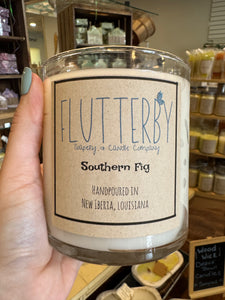 Flutterby 2 Wick Classic Jar Candle- Southern Fig