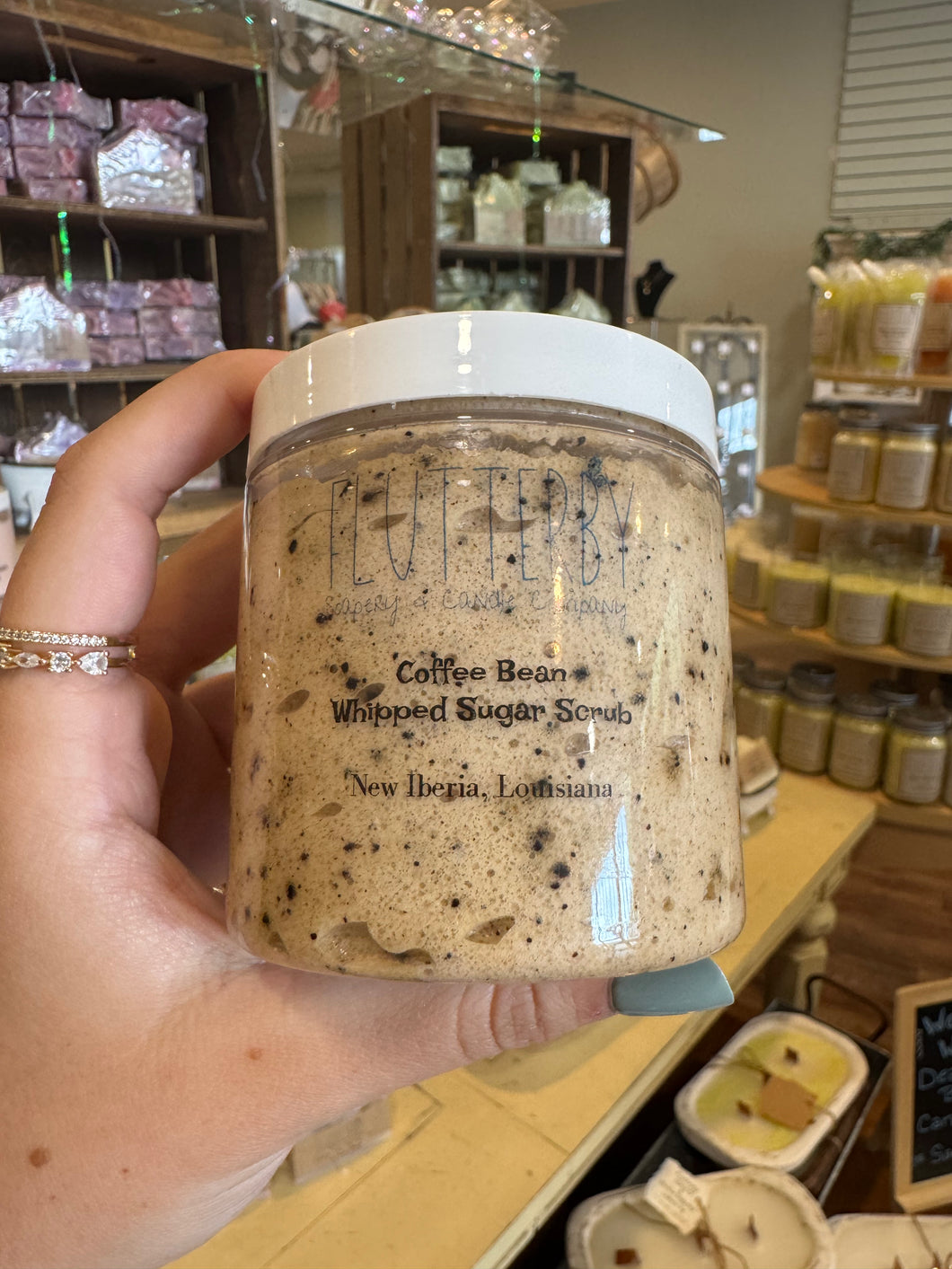 Flutterby Sugar Scrub- Coffee Bean