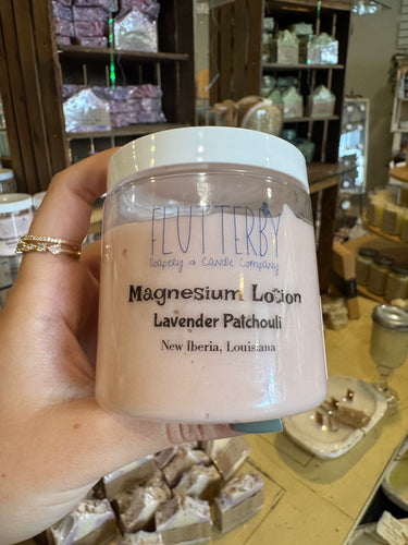 Flutterby Magnesium Lotion - Lavender Patchouli
