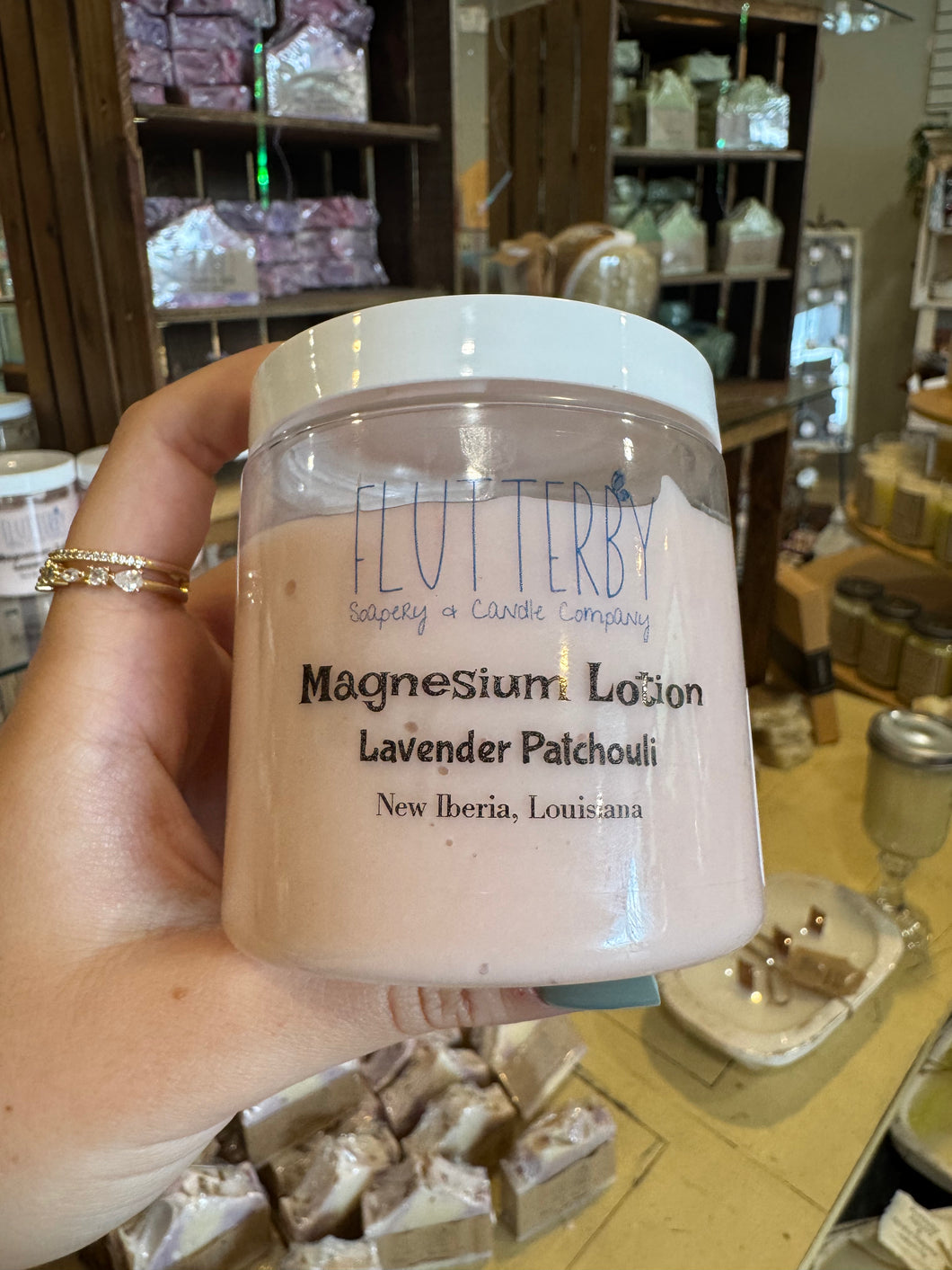 Flutterby Magnesium Lotion - Lavender Patchouli