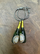 Load image into Gallery viewer, Drinks On You Hoop Earrings