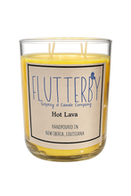 Load image into Gallery viewer, Flutterby 2 Wick Classic Jar Candle- Hot Lava