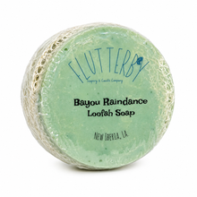 Load image into Gallery viewer, Flutterby Loofah Soap- Bayou Raindance