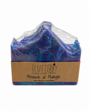 Load image into Gallery viewer, Flutterby Mermaids at Midnight Bar Soap