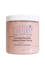 Load image into Gallery viewer, Flutterby Sugar Scrub- Lavender Patchouli