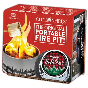 City Bonfire Happy Holidays