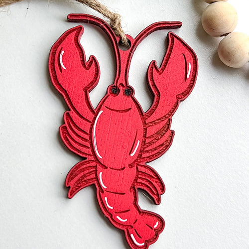 Crawfish Ornament Car Charm