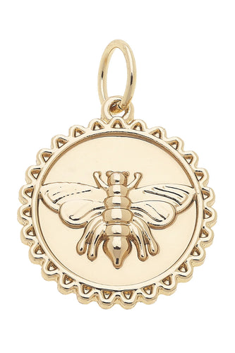 Bumble Bee Medallion Charm