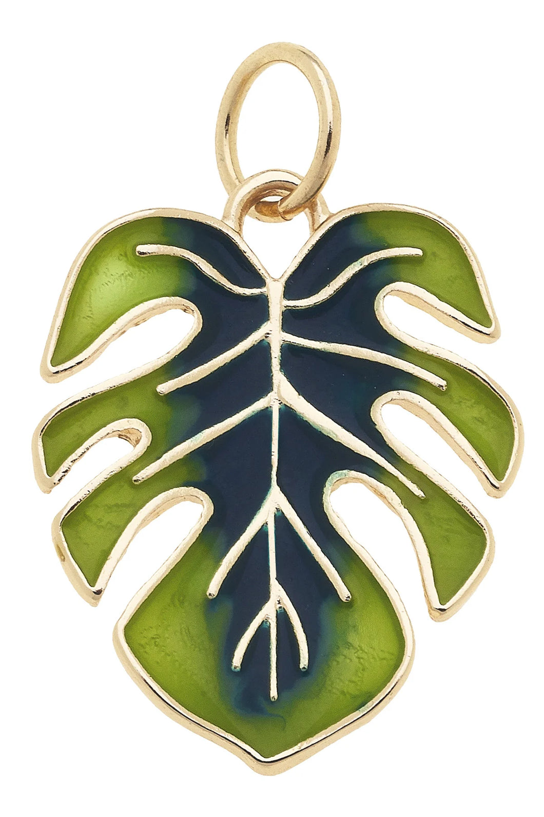 Monstera Leaf Charm