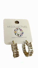 Load image into Gallery viewer, M Collectives Baguette Hoops