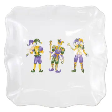 Mardi Gras Jester Platter