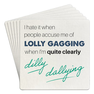 “Tipsy” Bar Coasters