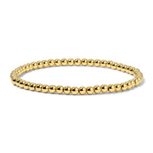 Load image into Gallery viewer, Gold Round Bead Bracelet 4mm