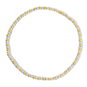 Gold and Silver Bracelet 4mm