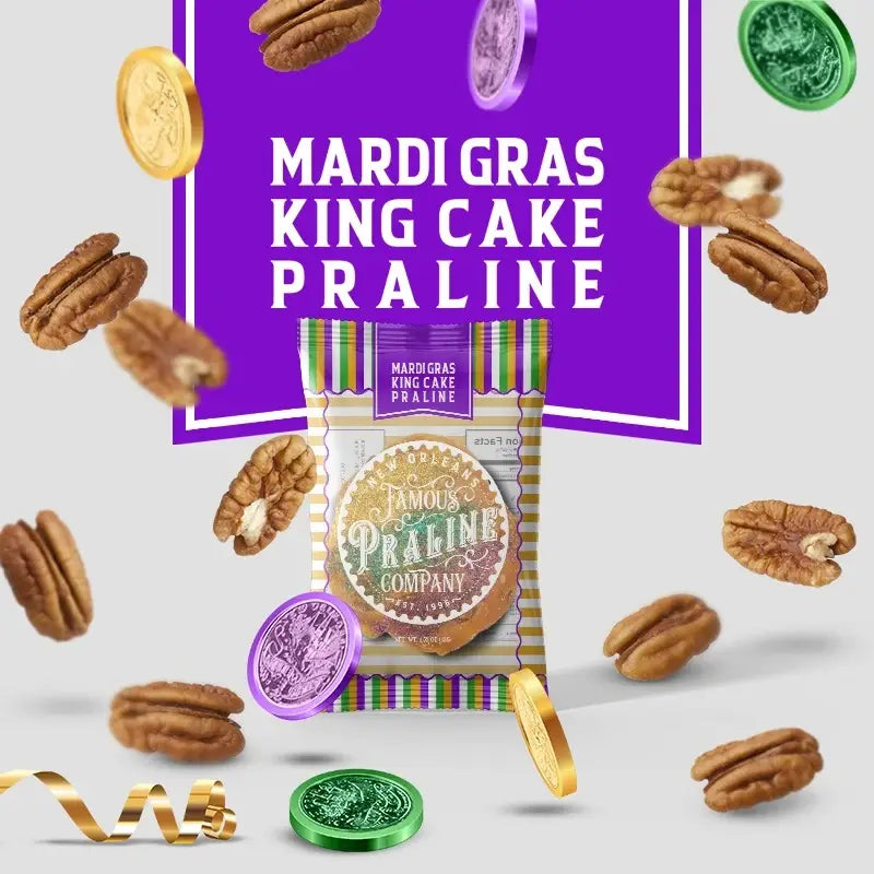 Mardi Gras King Cake Praline