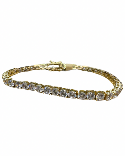 Allie Gold Tennis Bracelet