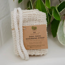 Load image into Gallery viewer, Sisal Back Scrubbing Strap | Sustainable Materials