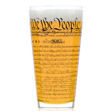 Load image into Gallery viewer, U.S. Constitution - Historical - Pint Glass - 16 oz